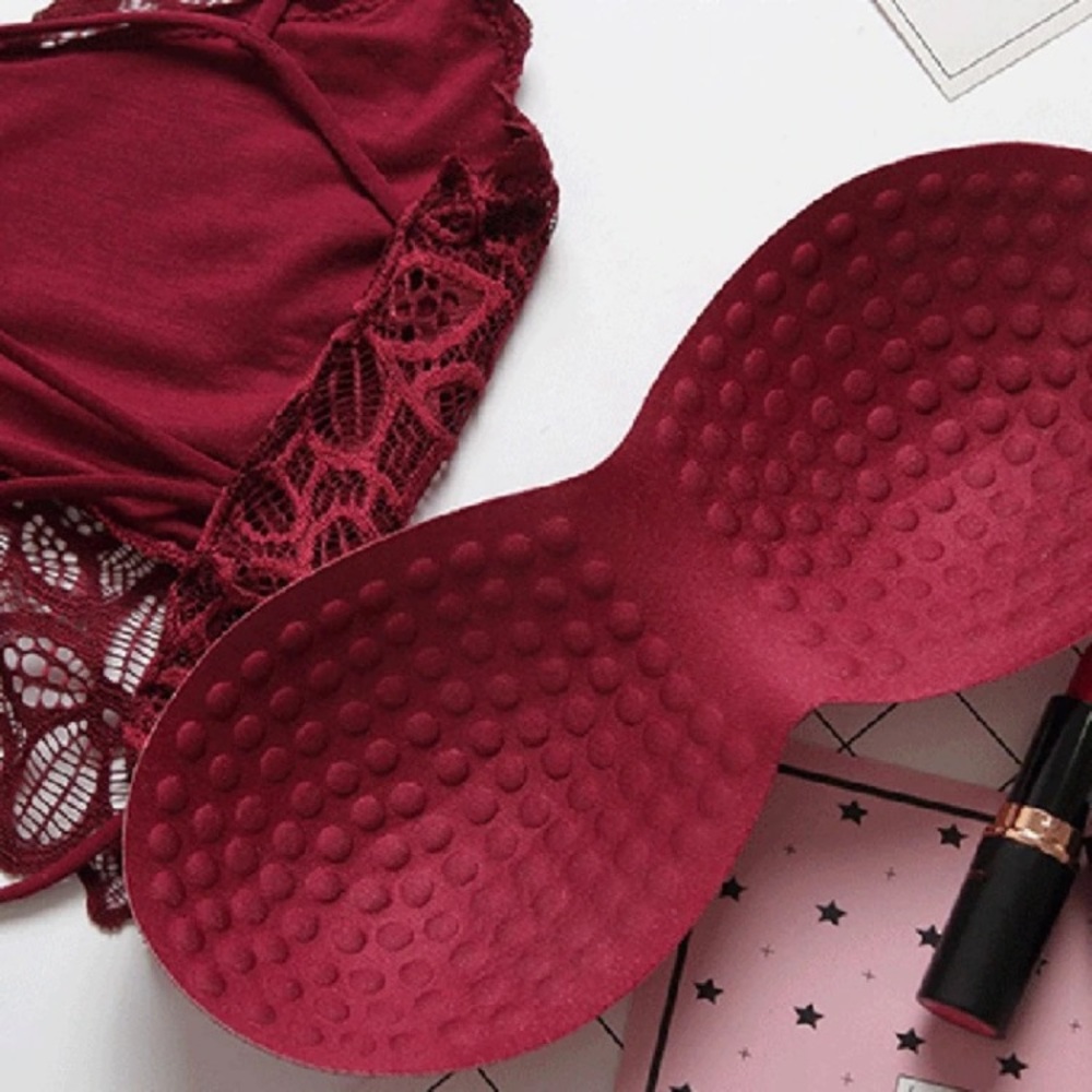 JUST IN🌷 Burgundy Lace Bralette - Picture 7 of 8